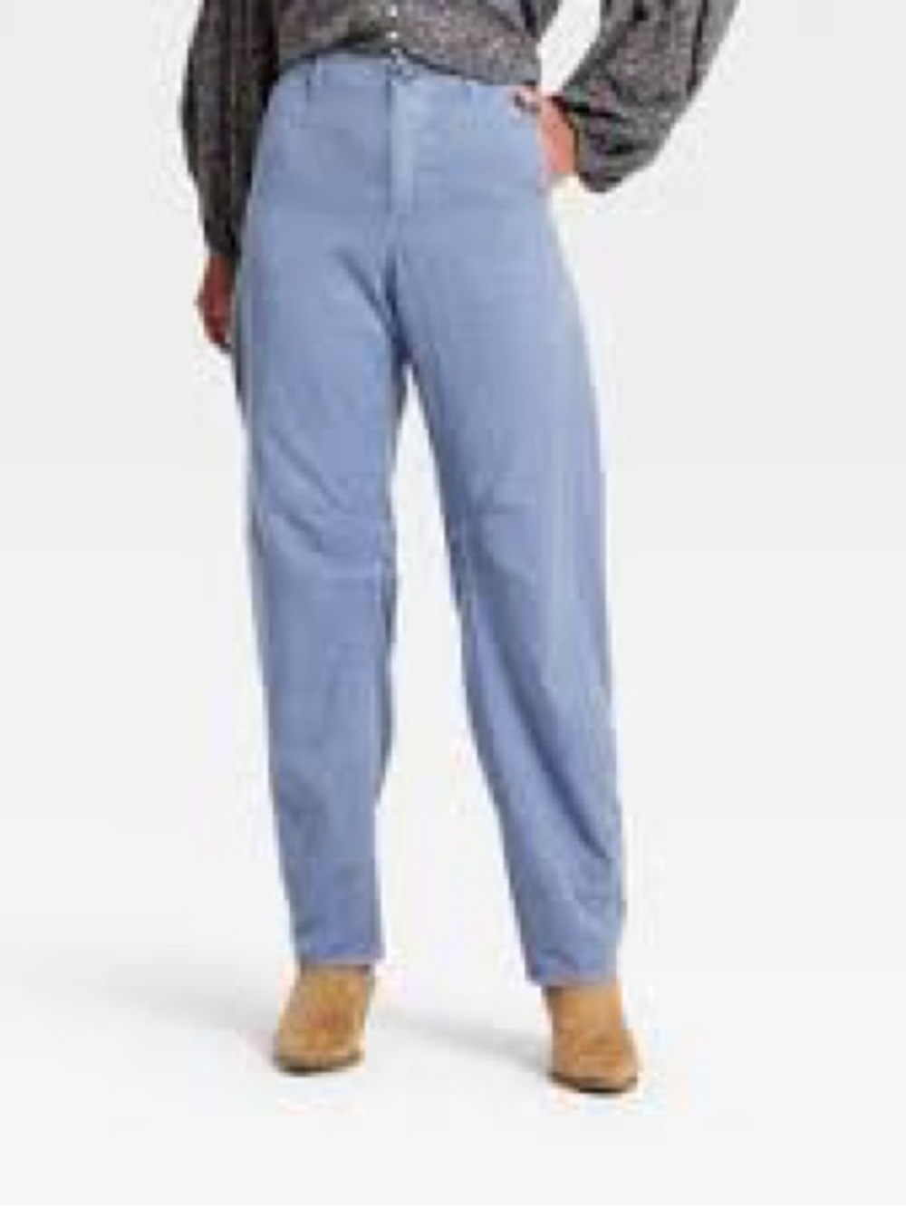 Universal Thread Women’s Elastic and Zip up -Waist Barrel Pants